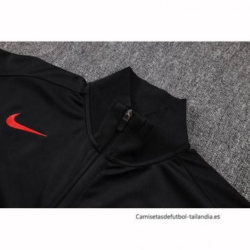 Chandal de Chaqueta del Paris Saint-Germain 2025-2026 Negro Azul